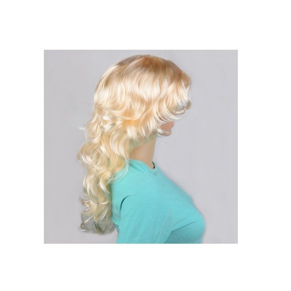 Wavy Blonde Hair Wig - Chest Length - Picture 8 of 9
